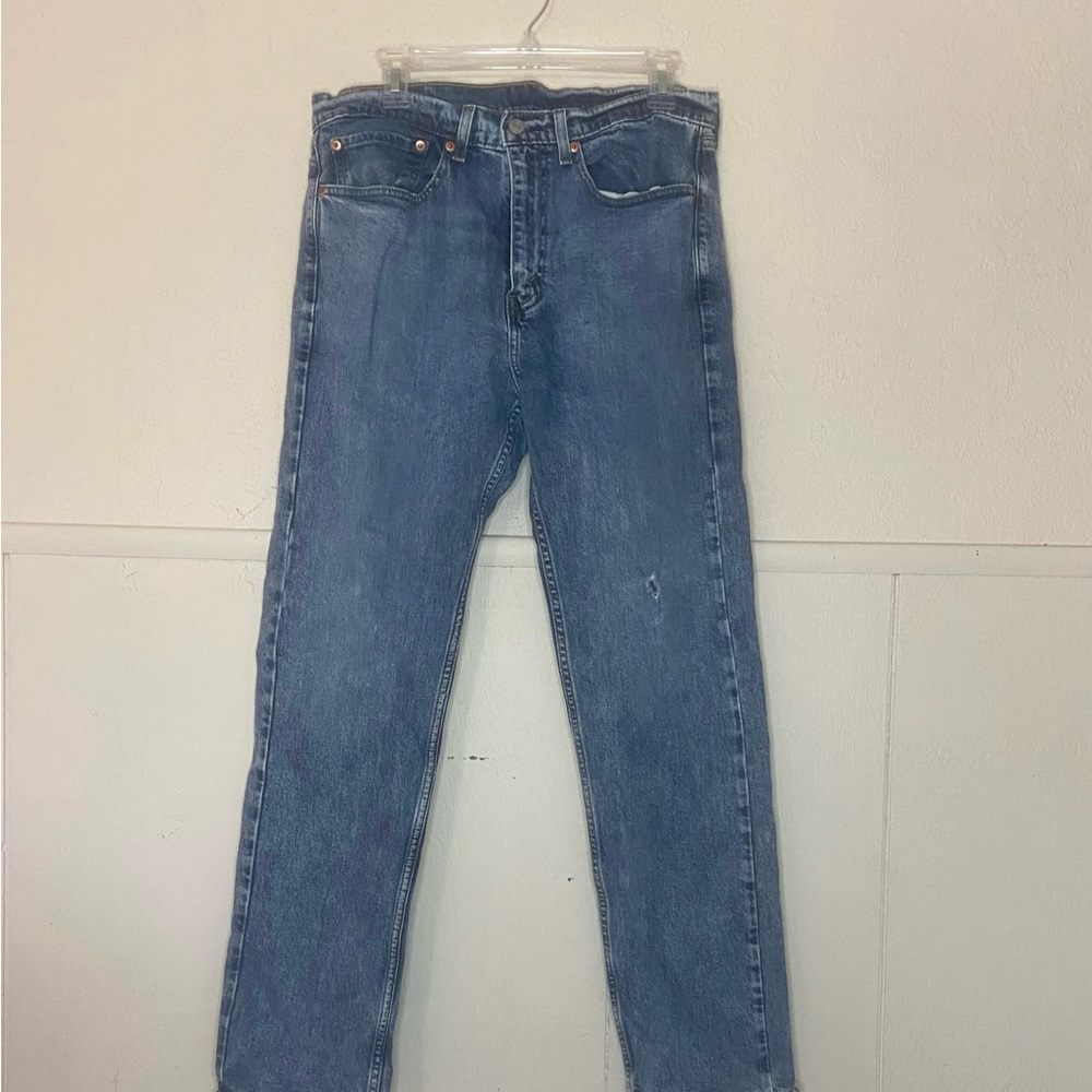 Levi’s 33/32 Strt 505 #9 Classic Blue Denim Jeans